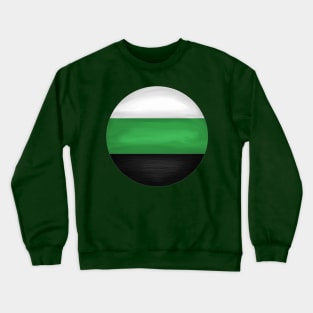 Neutrois pride flag colours sphere Crewneck Sweatshirt